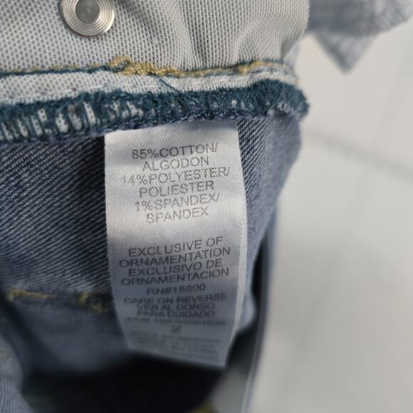 Democracy ab technology‎ size 2 straight denim jeans light 5396 blue - Picture 13 of 14